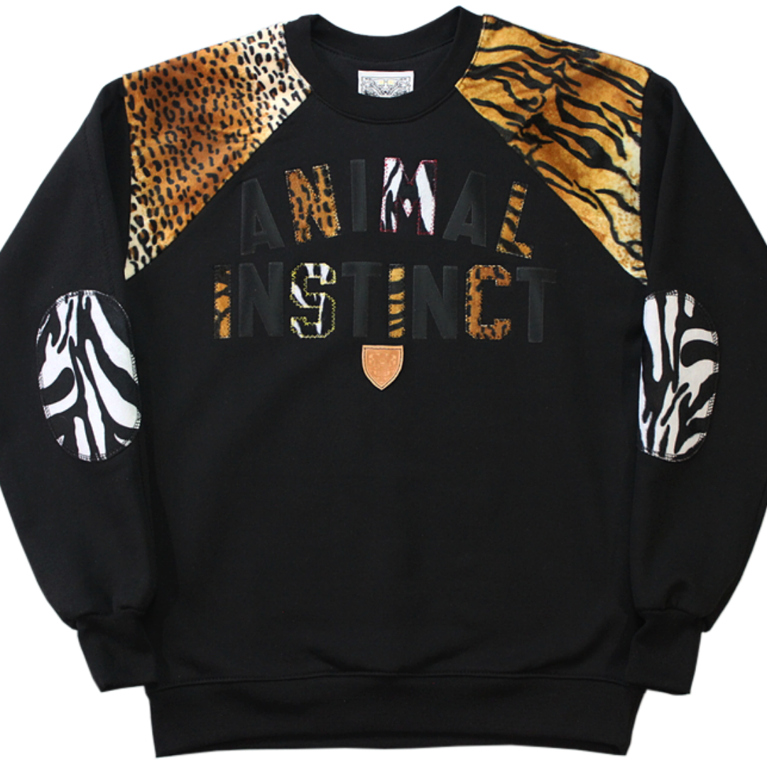 Animal Instinct 1 Sweatshirt tiger print 