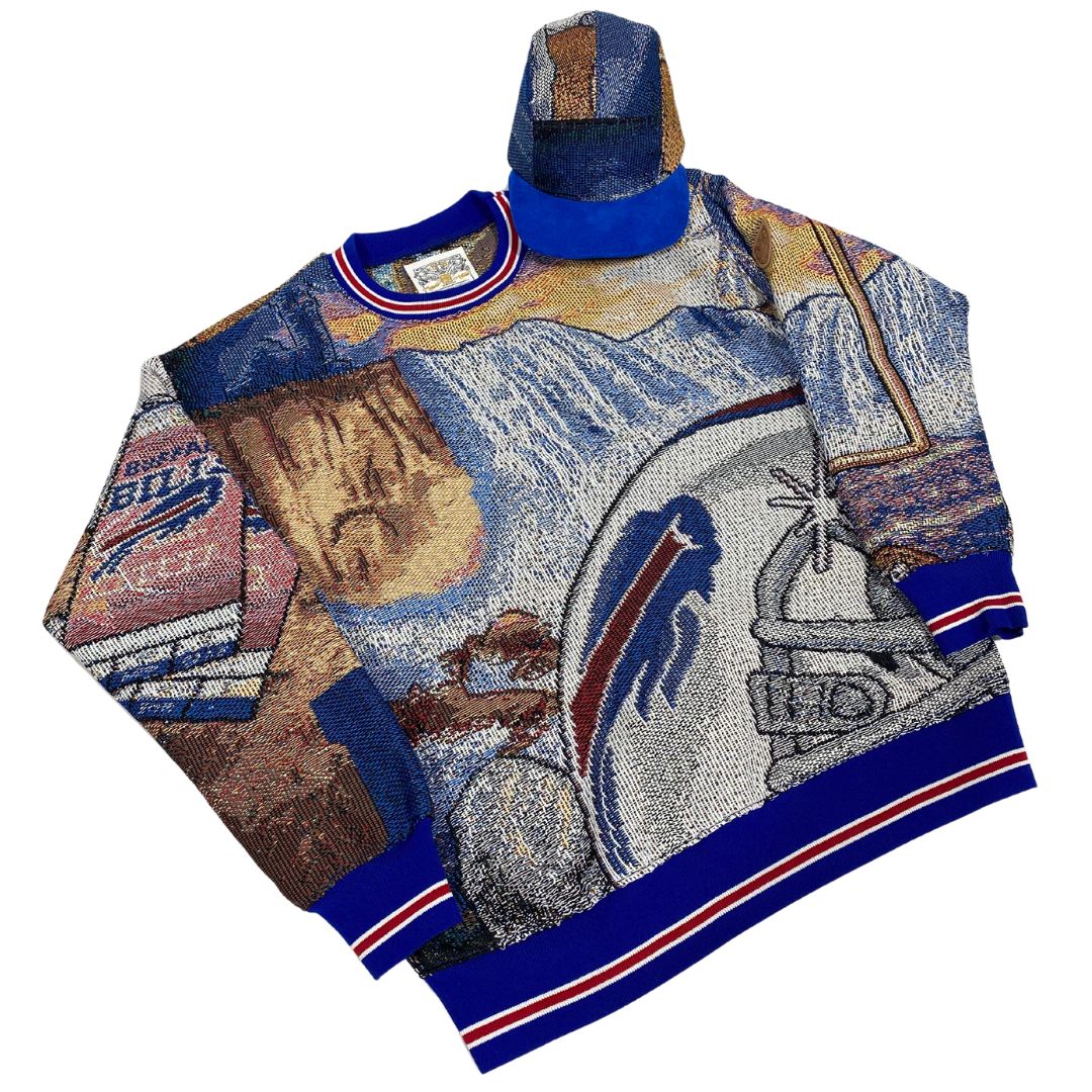 Bills Mafia Woven Tapestry Sweatshirt Anaghe Atelier Design Studio