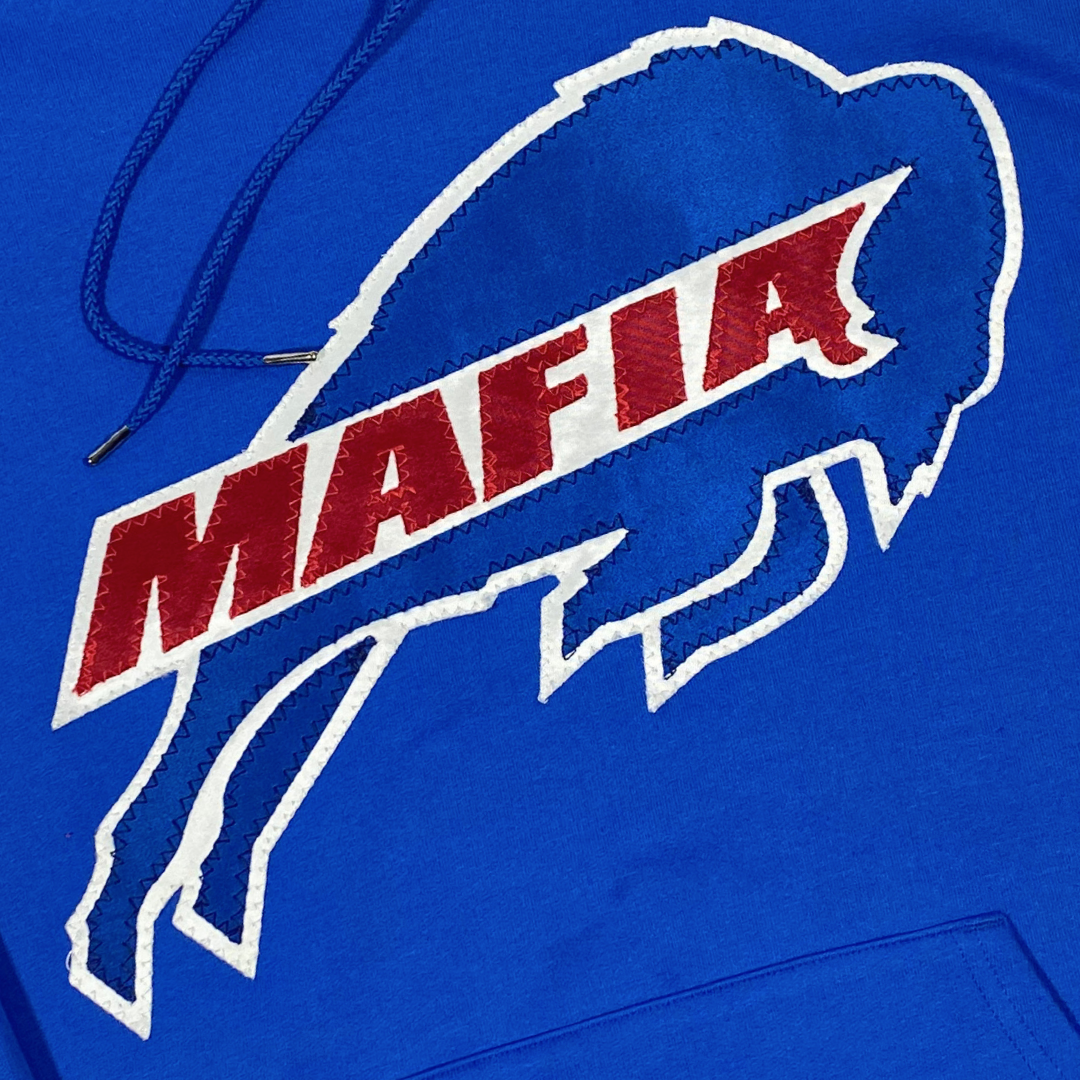 Bills Mafia  Hoodie Twill Embroidered 12oz Champion