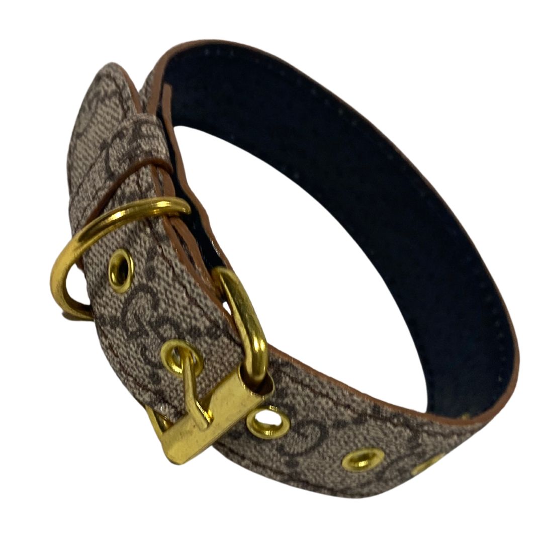 LV, GG & MCM Custom Dog Collars Anaghe Atelier Design Studio